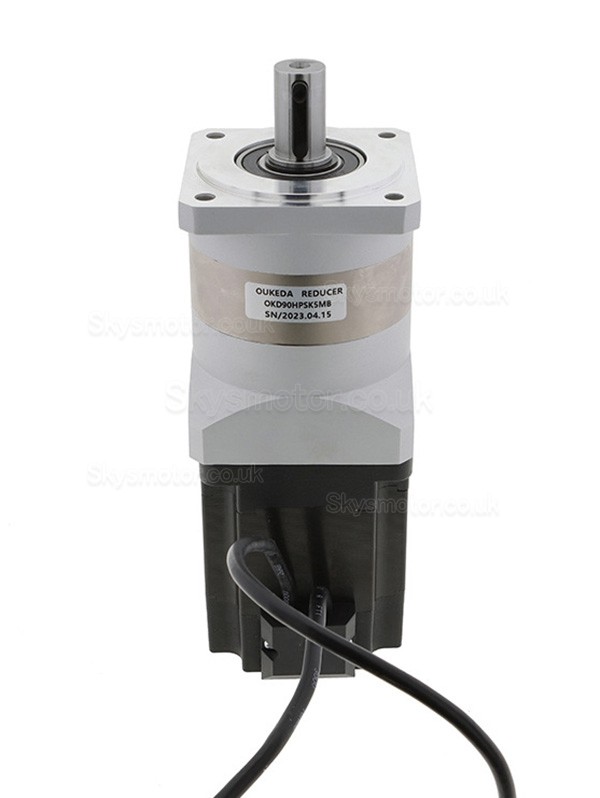 Oukeda NEMA 34 Stepper Motor OK86BLS105-430A-SPL5G 48V 3000RPM with Planetary Gearbox Ratio 5:1/10:1/20:1/50:1 